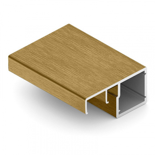 Профиль рамочный узкий 709, с ручкой, Золото  крацованное, 5,4мм