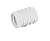 Муфта пластиковая белая № 49 М6*11 диаметр 8 мм, под дюбель 644 Хеттих