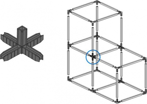 LK5H-10 Коннектор 5, черный Найди