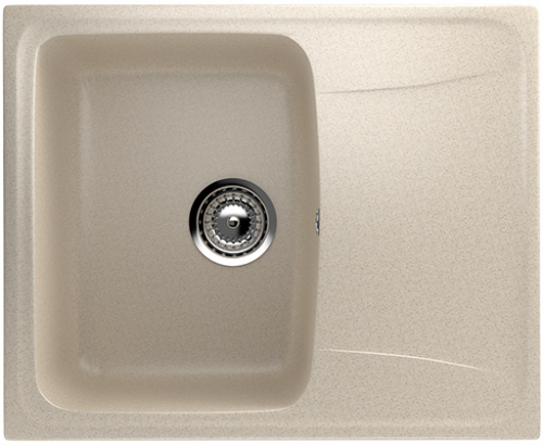 Мойка Ulgran U-201-328, квадрат 580*470, бежевый