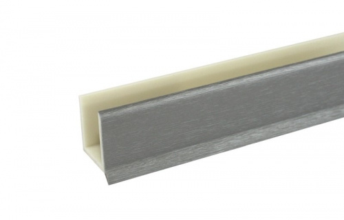 Кант П-обр. декоративный  для цоколя Титан НОВ (4000*20)(ПП) RU