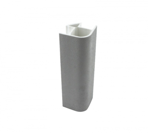 Угол 90* универсальный для цоколя 95мм Бетон светлый (ПП)  RU