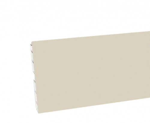 Кант П-обр. декоративный  для цоколя Алебастр белый  (4000*20)(ПП) RU