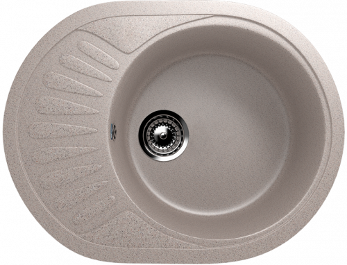 Мойка Ulgran U-107м-302, малый овал 570*450, песочный