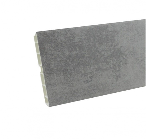 Цоколь 95мм ПВХ Бетон светлый с упл., 4метра  (ПП) RU