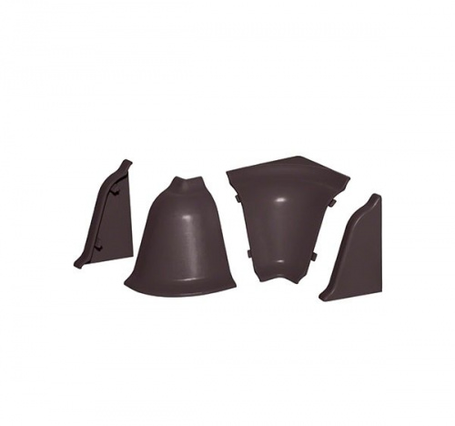 Комплект ФЭ для плинтуса АР850/740 (1Л+1П+1вн.+1внеш.) №1241/082, Венге