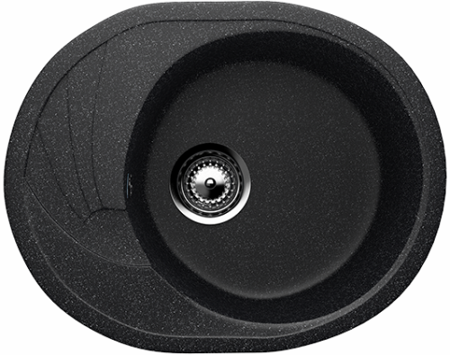 Мойка Ulgran U-403-308,овал 570*465, черный