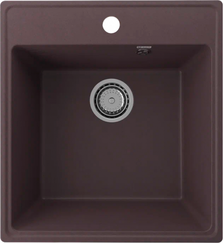 Мойка Ulgran QUARTZ FORTE 460-06, квадрат 460*500, трюфель